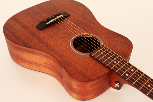 Cort AD Mini M ¾ Size Acoustic w/ Bag – Mahogany - Image 4