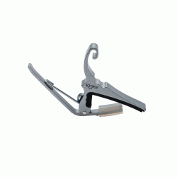 Kyser 6 String Quick Change Guitar Capo Acoustic - Silver
