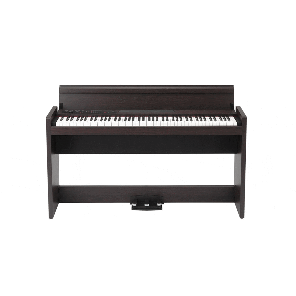 Korg LP-380-U Digital Home Piano - Rosewood - Black Finish