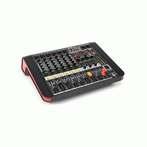 PDM M604A Powered Music Mixer 6-Ch Dsp/Bt/Usb/Mp3