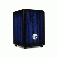 Latin Percussion LP Aspire Accents Cajon - Blueburst Streak Finish