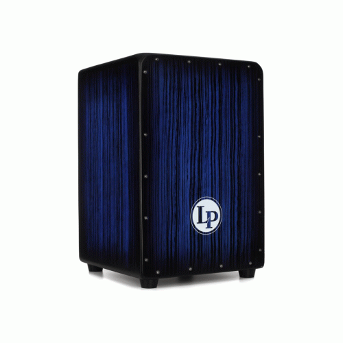 Latin Percussion LP Aspire Accents Cajon - Blueburst Streak Finish