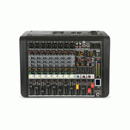 PDM M804A Powered Music Mixer 8-Ch Dsp/Bt/Usb/Mp3 - Image 2