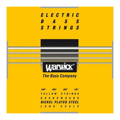 Warwick Yellow Label 4-String Bass Strings 40-100