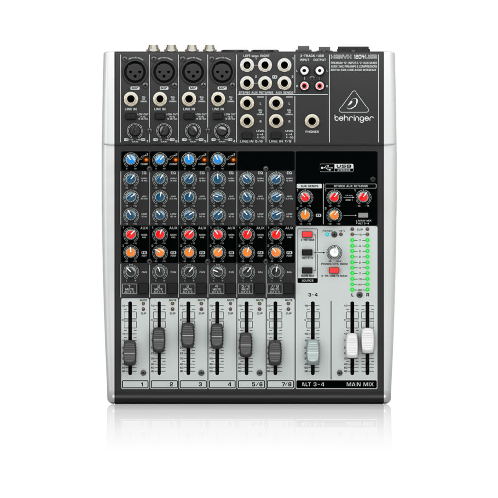 Behringer XENYX 1204USB 12-Input 2/2-Bus Mixer