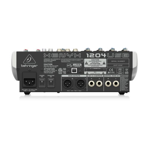 Behringer XENYX 1204USB 12-Input 2/2-Bus Mixer - Image 2