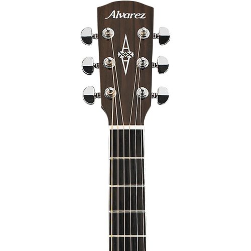 Alvarez AF60E Folk Acoustic Guitar - Image 2