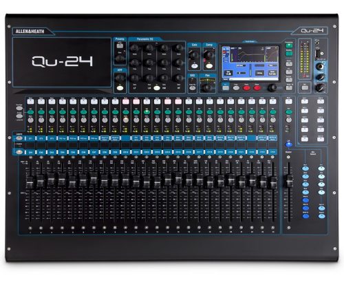 Allen and Heath QU24 24 Channel Digital Mixer - Chrome - Image 4