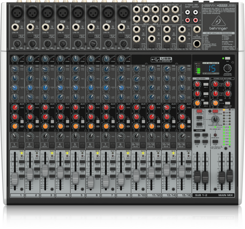 Behringer XENYX X2222 USB Mixer with Effects - Image 3