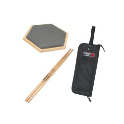6” BK Practice Pad + 7A Goodwood + Gator Stick Bag