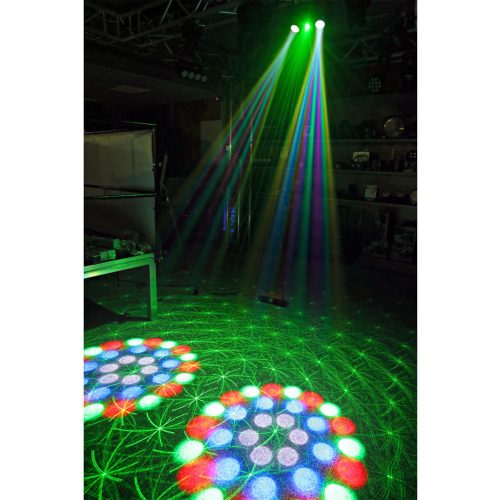 Beamz Terminator IV LED Double Moon w/Laser and Strobe - Image 6