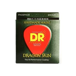 DR Dragon Skin Acoustic Strings – 11-50 Gauge