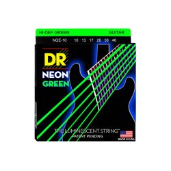 DR Neon Green Electric Guitar Strings 10-46 Gauge