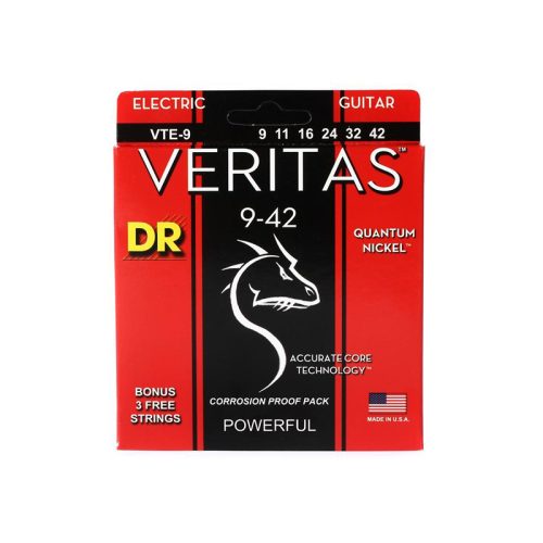 DR Veritas Electric Guitar Strings 9-42 Gauge