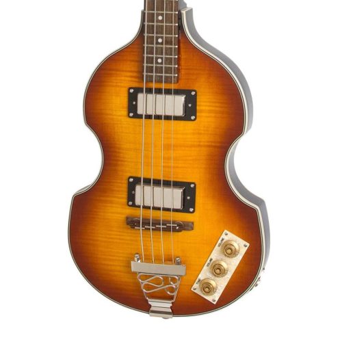 Epiphone Viola Bass Vintage Sunburst Chrome Hardware - Image 3