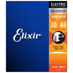 Elixir Nanoweb Light Electric Guitar Strings ( .010 - .046)