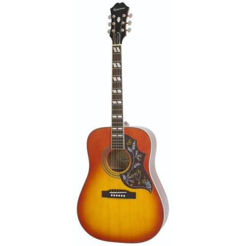 Epiphone Hummingbird Pro/Studio Acoustic Guitar - Faded Cherry - Image 2
