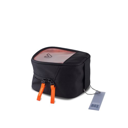 Gruv Gear Bento Box Half Length Tall Black Stackable Mini Case