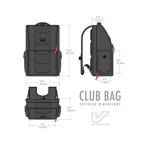 GRUV GEAR BACKPACK CLUB FLIGHT SMART TECH - Image 7