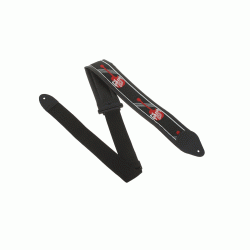 Gibson Strap 3 W Gibson Logo Red