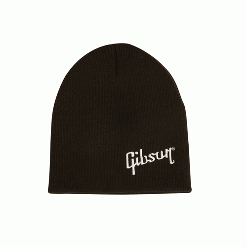 Gibson Beanie Black with White Logo