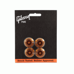 Gibson Part Top Hat Knobs Vint Amber 4Pk