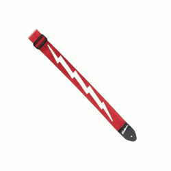 Gibson Strap 2 Lightning Bolt Red