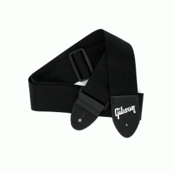 Gibson Strap 2 Reg Jet Black W Logo