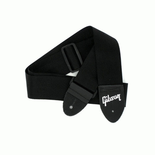 Gibson Strap 2 Reg Jet Black W Logo