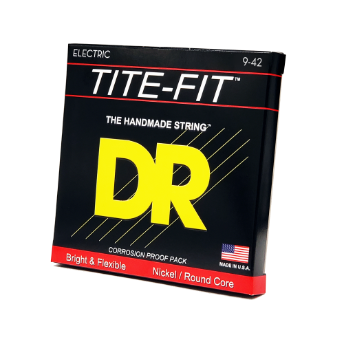 DR Strings Tite-Fit Nickel 9-42 Gauge Electric Guitar Strings - Image 2