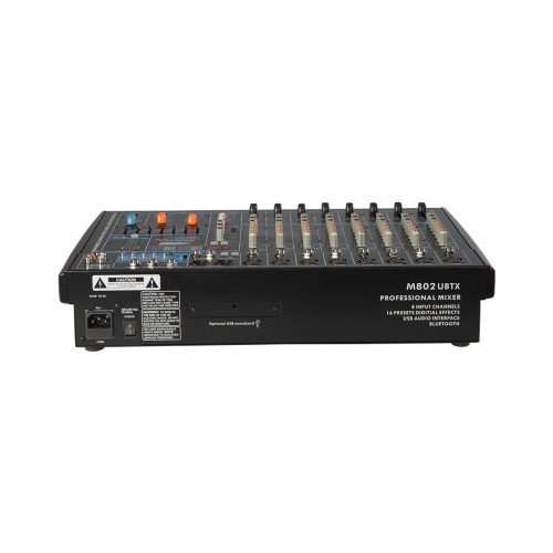 Hybrid M802UBTX Desk Top Band 8 Channel Mixer - Image 3