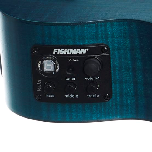 Leho Concert Ukulele Xtreme Mahogany Blue Sea m/pickup - MLUC-XM-BS-E_120C - Image 2