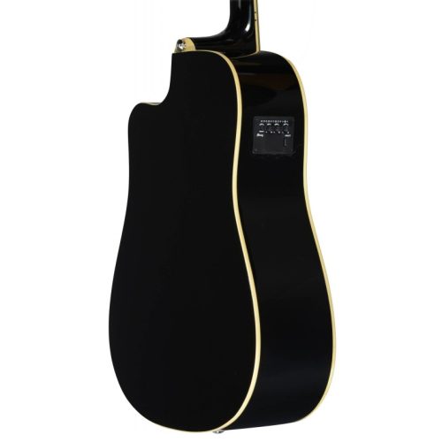 Ibanez PF15ECE PF Performance Series Acoustic/Electric Guitar - Black - Image 3