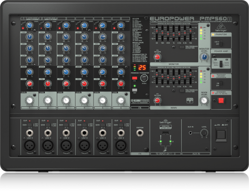 Behringer Europower PMP560M 6-channel 500W Powered Mixer - Image 2