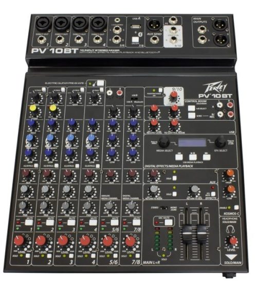 Peavey PV 10 BT Mixer with Bluetooth and Effects - Image 2