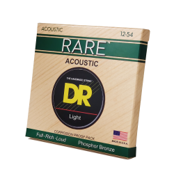 DR Strings Rare Phosphor Bronze Acoustic Strings - .012 - .054