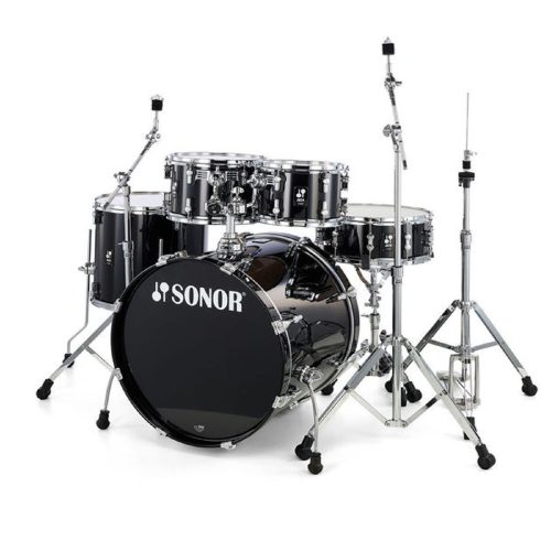 Sonor AQ1 Stage 5-piece Shell Pack with Hardware - Piano Black