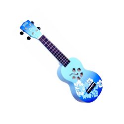 Mahalo Soprano Ukulele Hibiscus – Blue Burst