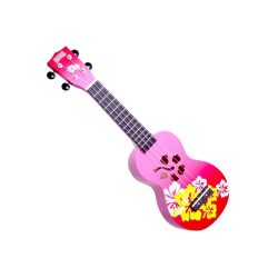 Mahalo Soprano Ukulele Hibiscus – Red Burst