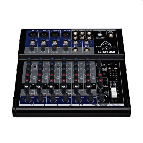 Wharfedale SL424USB 8 Channel Analog Mixer w/ USB Interface
