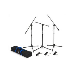 Samson BL3VP - Boom Stands & Cable 3-Pack