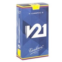 Vandoren V21 Bb Clarinet Reeds (Box of 10)