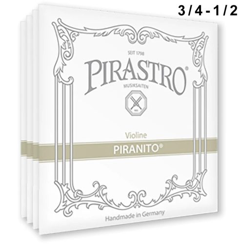 Pirastro Piranito Violin string set 3/4-1/2