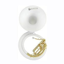Jupiter JSP1000 Intermediate BBb Fiberglass Sousaphone - Clear Lacquer