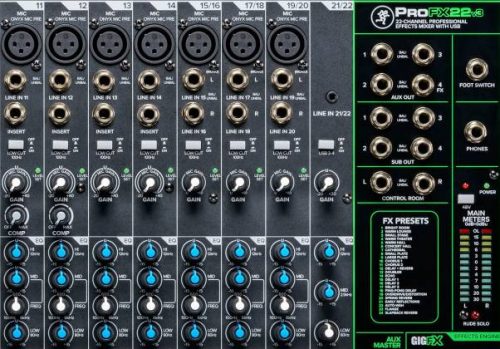 Mackie ProFX22v3 22-channel Mixer with USB and Effects - Image 2
