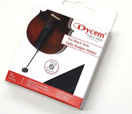 Dycem Cello Mat (Black Hole) for Cello end pin - Image 2