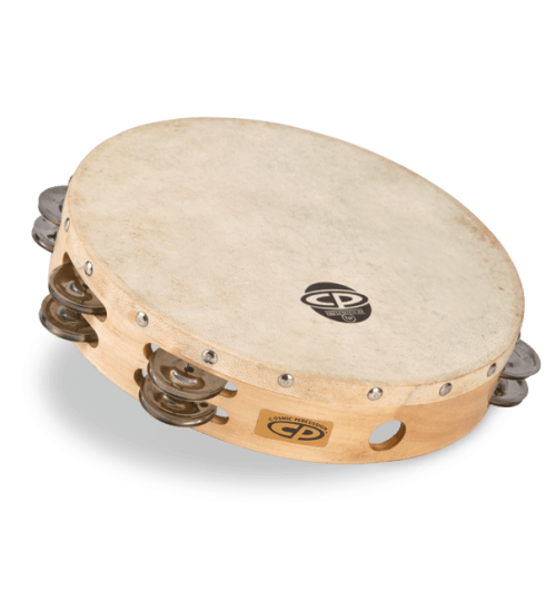 CP BY LP 10" Tambourine With Head Double Row