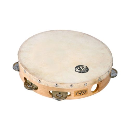 CP BY LP 10" Tambourine With Head Single Row