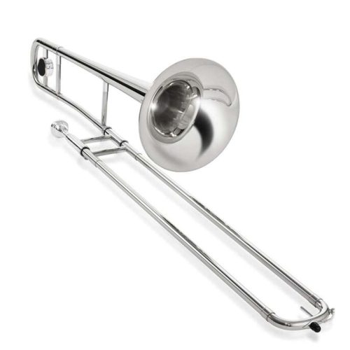 Santa Fe Bb Tenor Slide Trombone - Nickle - Image 2