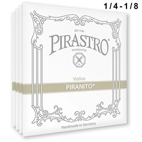 Pirastro Piranito Violin String Set 1/4-1/8